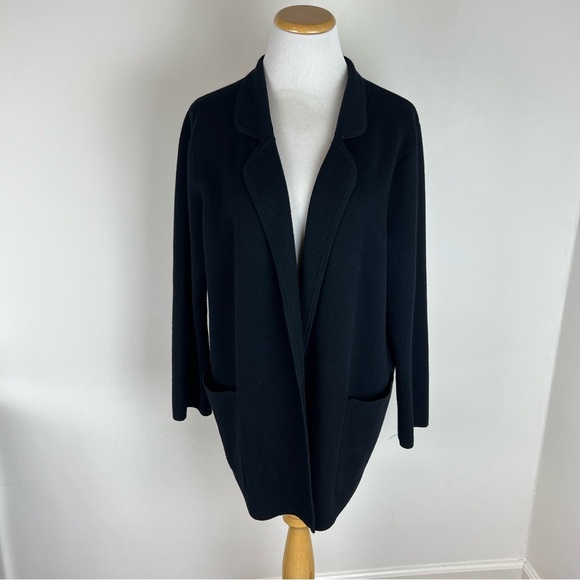 J. Crew Juliette collarless sweater-blazer Size Medium - Picture 2 of 10